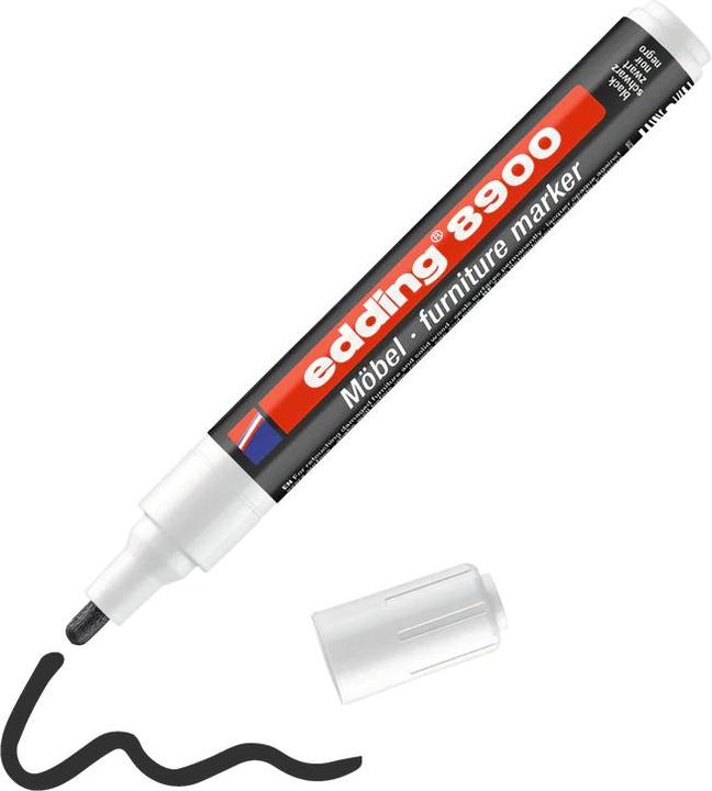 Produktbild Edding Möbelmarker (Schwarz, 2 mm, 1 x)