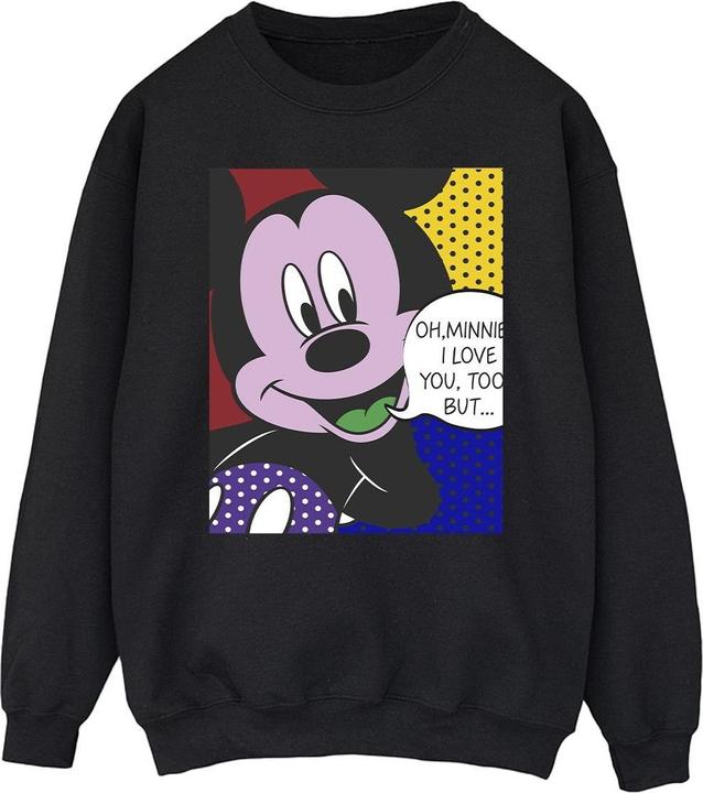 Disney Mickey Mouse Oh Minnie Pop Art Sweatshirt (M)
