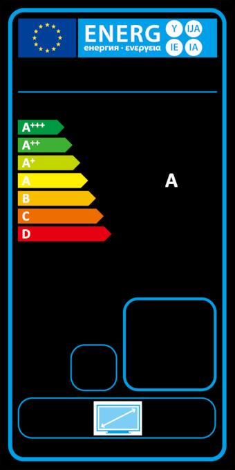 Energy Label Sony KD75XH9005 (75", LCD, 4K, 2020)