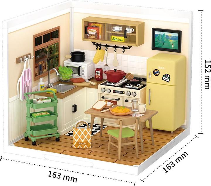 Actual product image Rolife Happy Meals Kitchen