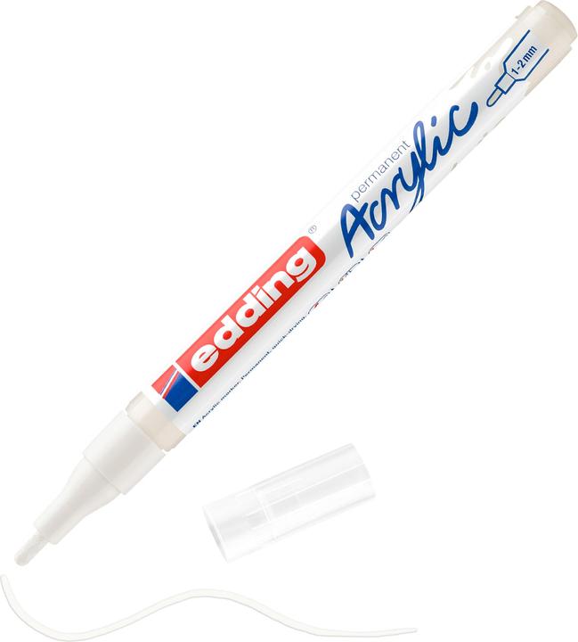 Edding Acrylmarker 5300 Fein (White, 2 mm, 1 x)