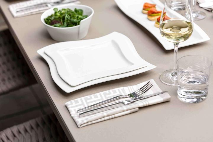 Actual product image Villeroy & Boch Frühstücksteller Quadrat NewWave (1 x, 24 cm)