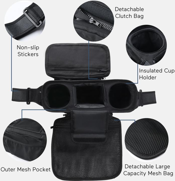 Produktbild Momcozy Stroller Organizer with Cup Holders