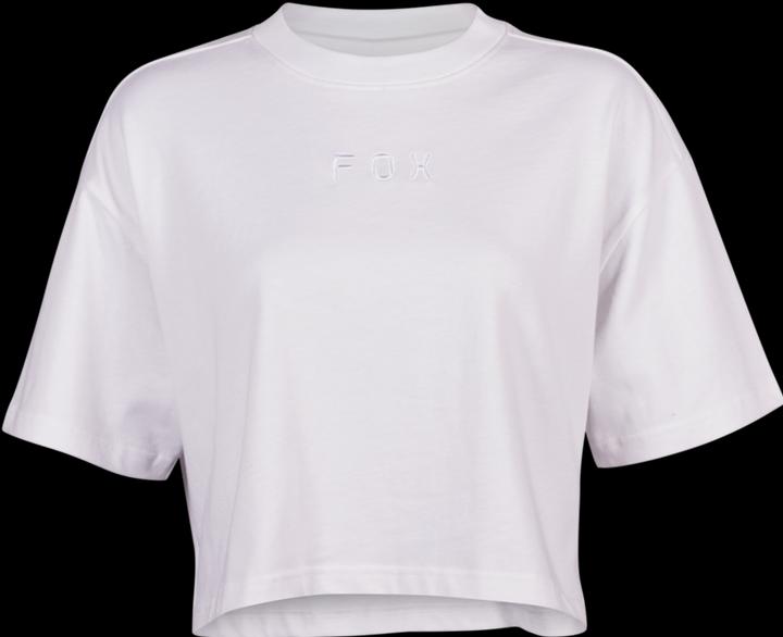 Fox Tee 23 W Wordmark Os Crop Wht L (L)