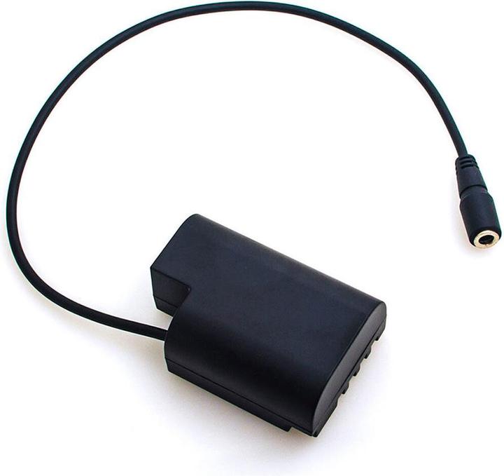 Produktbild Caruba Panasonic DMW DCC12 Volldecodierung Dummy Batterie (gerades Kabel) (Kamera Akku)
