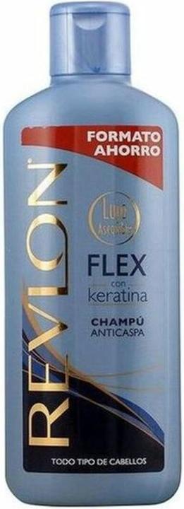 Actual product image Revlon Professional FLEX KERATIN anti-dandruff shampoo all hair types 650 ml (650 ml, Liquid shampoo)