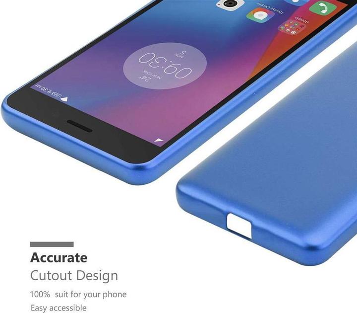 Actual product image Cadorabo TPU Matt Metallic Cover (Lenovo K6 Power, lg K6)