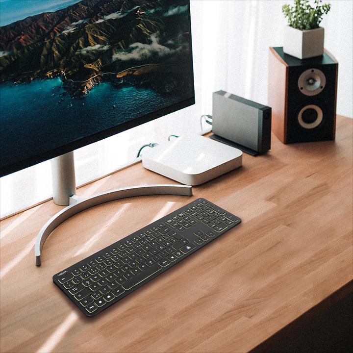 Produktbild LogiLink Keyboard Wireless Gaming Black (DE, Kabellos)