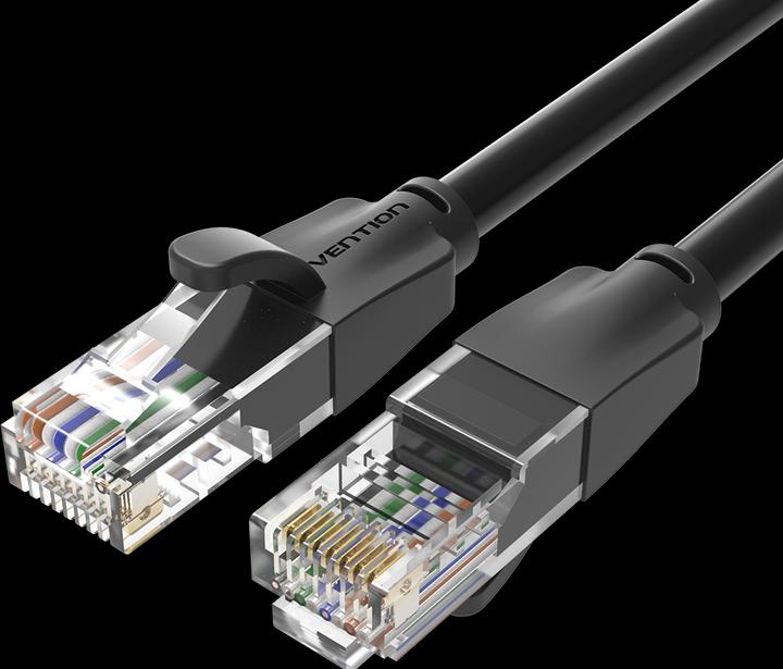 Actual product image Vention Cat.6 UTP Patch Cable, black, 5m (U/UTP, CAT6, 5 m)