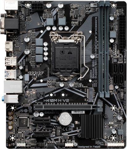 Actual product image Gigabyte H410M H V2 1.6 (LGA 1200, Intel H410, mATX)