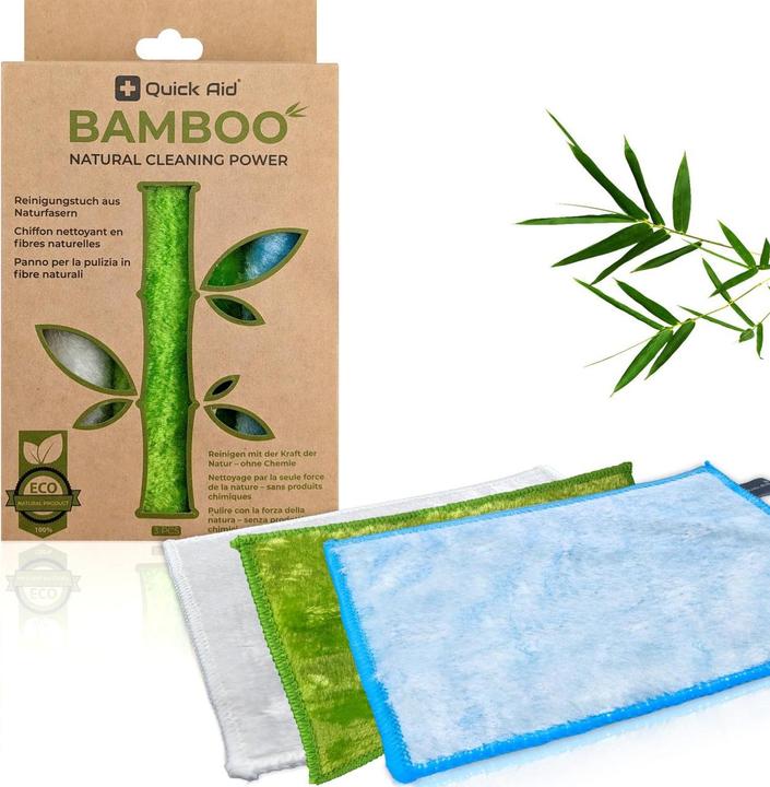 Produktbild Quick Aid Bambus-Reinigungstuch Set (3 Stk.)