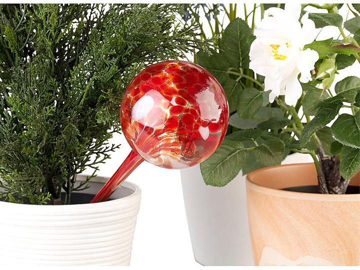 Produktbild Royal Gardineer 2er -Set Giessfrei-Bewässerungs-Kugeln aus Glas (Bewässerungskugeln)