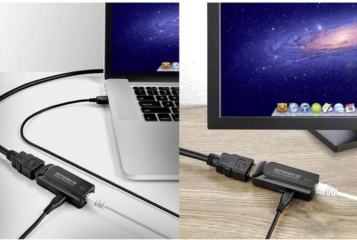 Actual product image SpeaKa Professional HDMI extension via patch cable 50 m