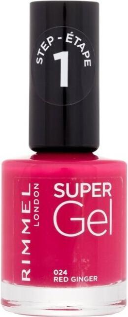 Produktbild Rimmel London Super Gel By Kate STEP1 (024 Red Ginger, Gel-Effekt Nagellack)