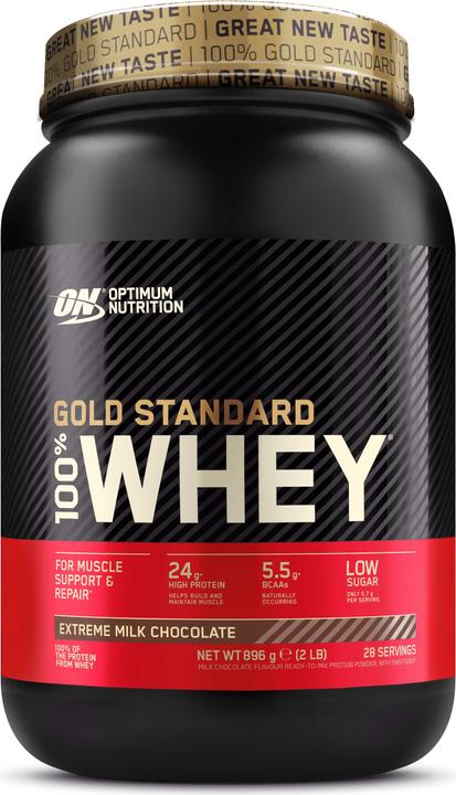 Optimum Nutrition Gold Standard 100% Whey (Extreme Milk Chocolate, 1 pcs., 896 g)
