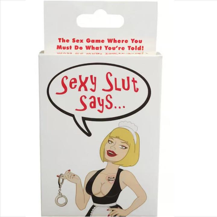 Actual product image Kheper Games Sexy Slut Says (Deck of cards, German, English, French, Spanish)