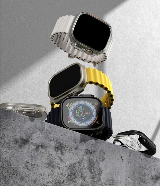 Immagine prodotto Ringke Išmaniojo laikrodžio Apple ekrano rėmelis, Skaidrus ir Juodos spalvos, 49mm, 2vnt.