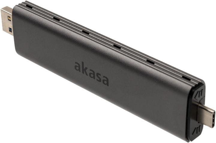Produktbild Akasa externes M.2 NVMe Gehäuse, USB 3.1, Aluminium (M.2)