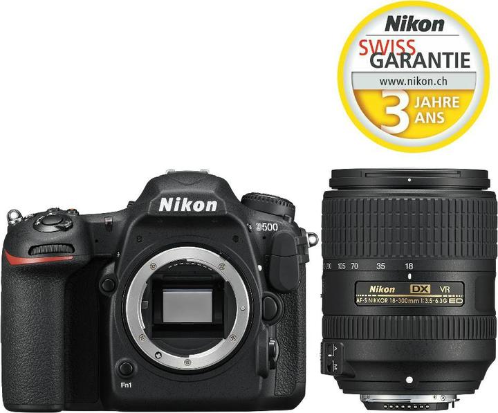 Actual product image Nikon D500 18-300mm f/3.5-6.3G Kit