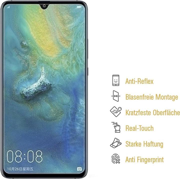 Produktbild Protectorking 3x Panzerfolie Anti-Shock matt entspiegelt (3 Stück, Huawei Mate 20)