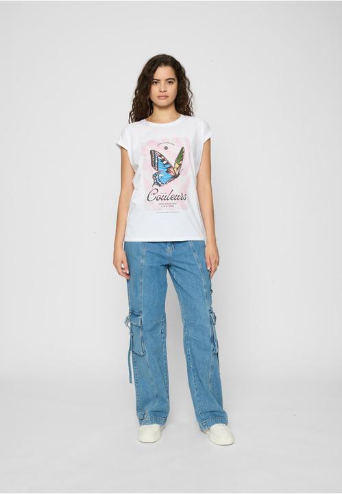 Actual product image Mister Tee Ladies Couleurs Tee - 19691 (XS)