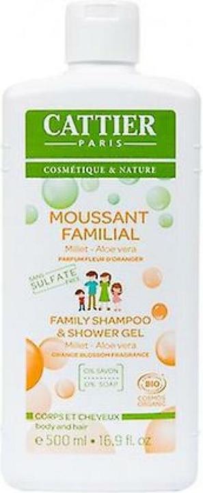 Actual product image Cattier Mouss Famil C & Cheveux SS (500 ml)