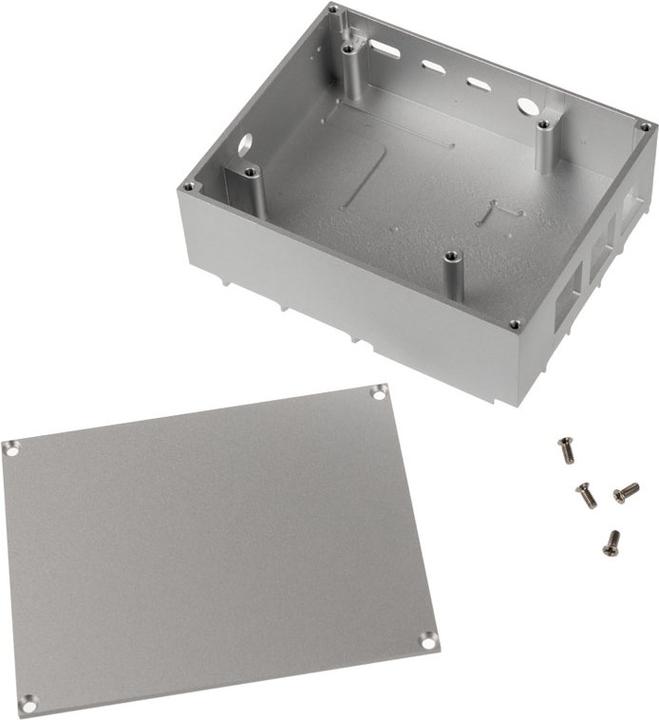Actual product image Akasa Aluminium case for Raspberry Pi 4B with thermal kit