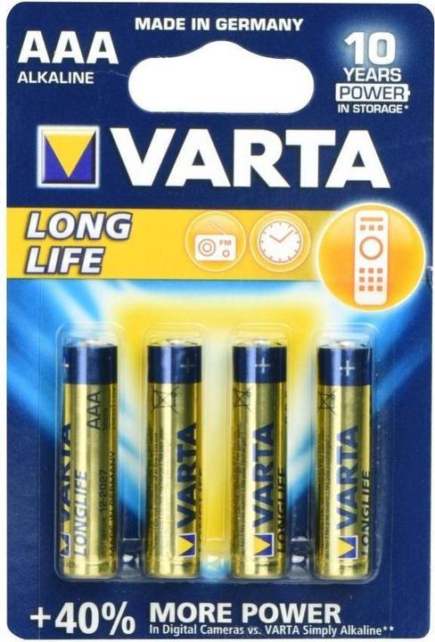 Immagine prodotto Varta Longlife (4 pz., AAA, 1200 mAh)