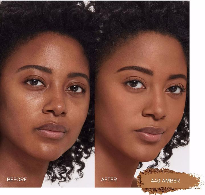 Actual product image Shiseido Synchro Skin Self Refreshing Powder Fond de Teint No 440 (440 Amber)