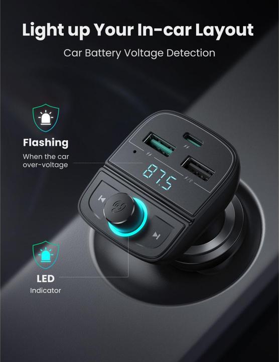 Actual product image Ugreen Transmitter + Charger