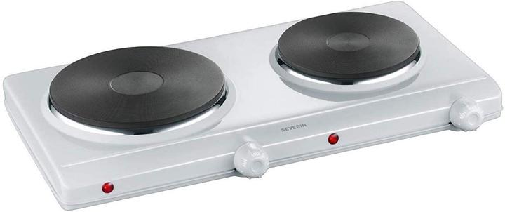 Severin Plaque de cuisson double Single blanche
