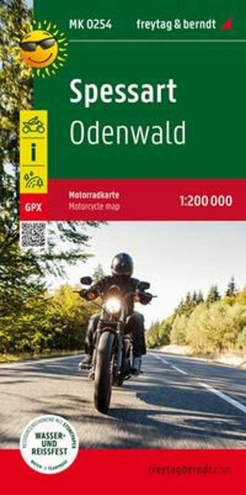 Produktbild Spessart - Odenwald, Motorradkarte 1:20