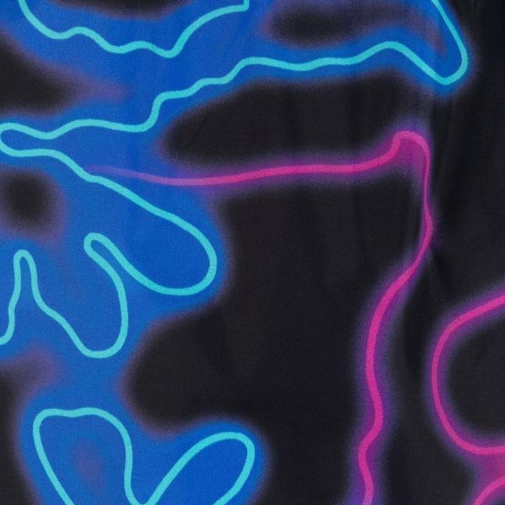 Actual product image Valentino Neon-Print Swim Shorts