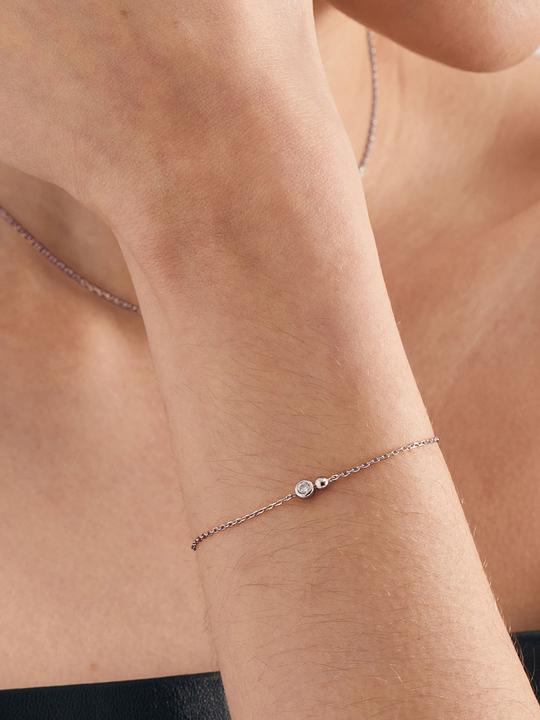 Immagine prodotto Ania Haie Bracciale distanziato B045-01H-CZ Donna (18.50 cm, 925 Argento)