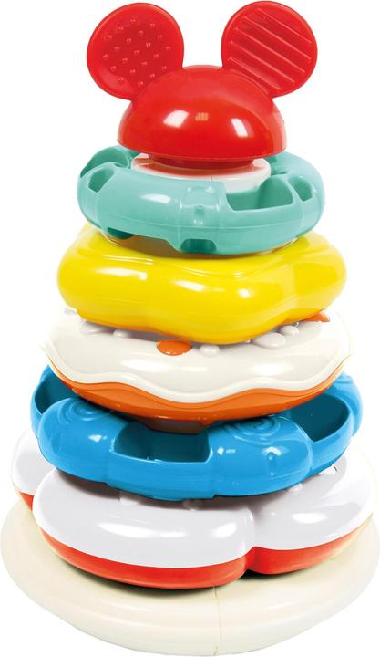 Actual product image Clementoni Mickey Mouse stacking rings (5 pieces)