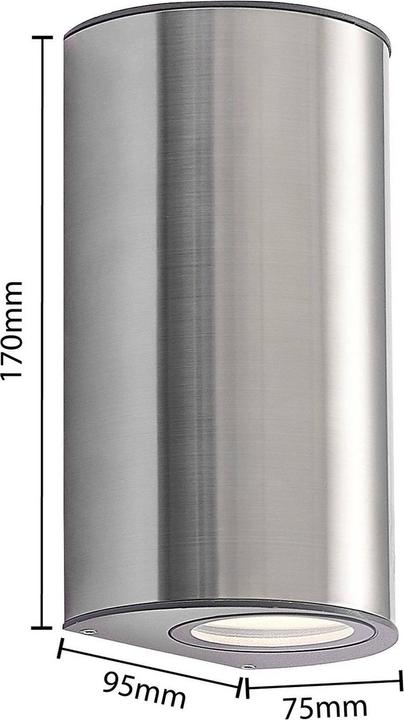 Immagine prodotto Prios Lampada da parete per esterni Zavallina LED, up & down (475 lm, IP54)