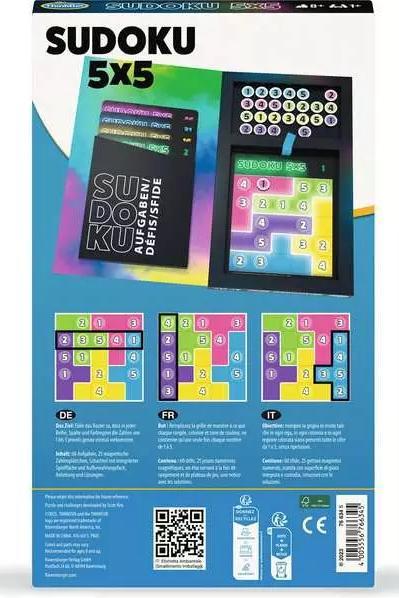 Produktbild Ravensburger ThinkFun - Sudoku 5x5 (Deutsch, Italienisch, Französisch)