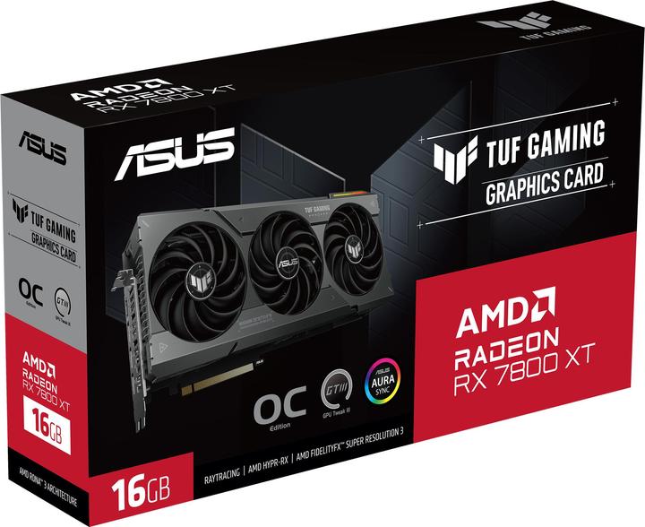 Immagine prodotto ASUS TUF Gaming Radeon RX 7800 XT OC Edition (16 GB)