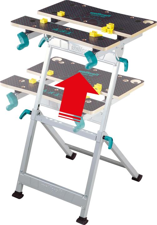 wolfcraft Spann- und Arbeitstisch MASTER 600 (53 cm, 65 cm)
