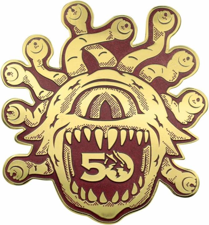 Actual product image Fanattik Dungeons & Dragons pin badge set of 3 50th Anniversary pins