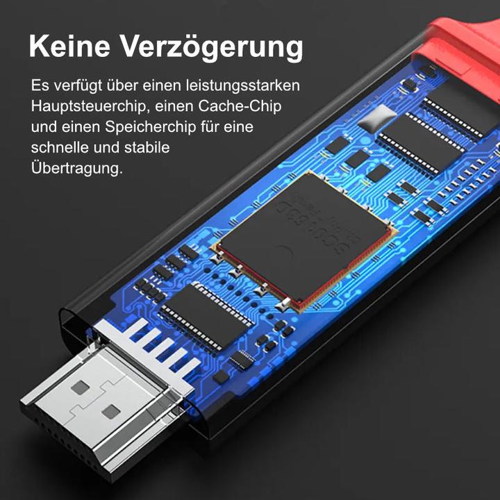Immagine prodotto Hermex Cavo adattatore USB-A USB-C HDMI da 2 m USB-C USB-A HDMI USB-A USB-C HDMI (2 m, HDMI)