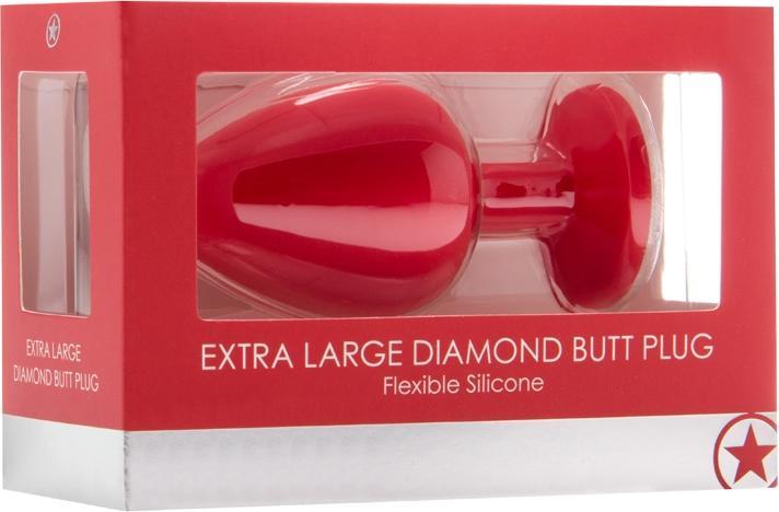 Actual product image Doc Johnson Extra Large Diamond Butt Plug