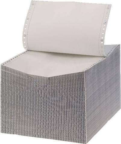 Image du produit Computer-Endlospapier A4 53 g/m², 56 g/m², 57 g/m² Satin Weiss 500 Blatt (57 g/m², 500 x, A4)
