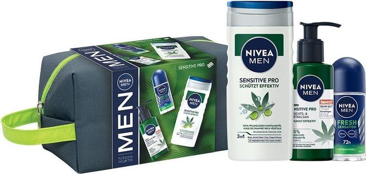 NIVEA Men Geschenkset Sensitive Pro (Körperpflegeset)