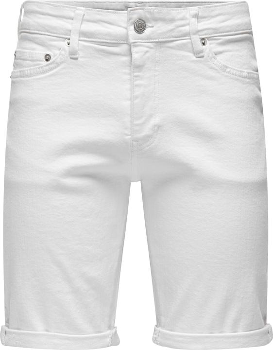 Only & Sons Onsply White 9297 Azg Dnm Shorts Noos (XS)