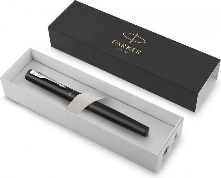 Actual product image Parker Pen Scooter Vector XL Metallic C.C F (Black / Silver, 1 x)