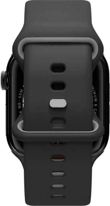 Actual product image Spigen - Nano Pop - Apple Watch 1/2/3/4/5/6/7/8/9/10/SE/SE 2 (38/40/41/42mm) - Black Sesame (Silicone, Plastic)