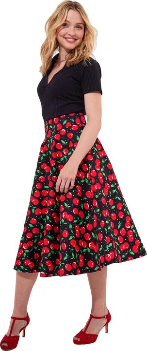 Actual product image Joe Browns Cherry Print Vintage Midi Skirt (46)