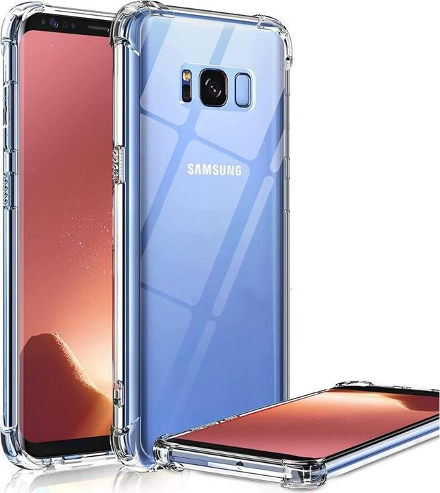Actual product image Screenguard Samsung Galaxy S8 Case Crystal Soft Airbag Bumper (Samsung Galaxy S8)