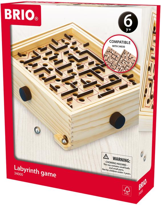 Actual product image Brio labyrinth (English)